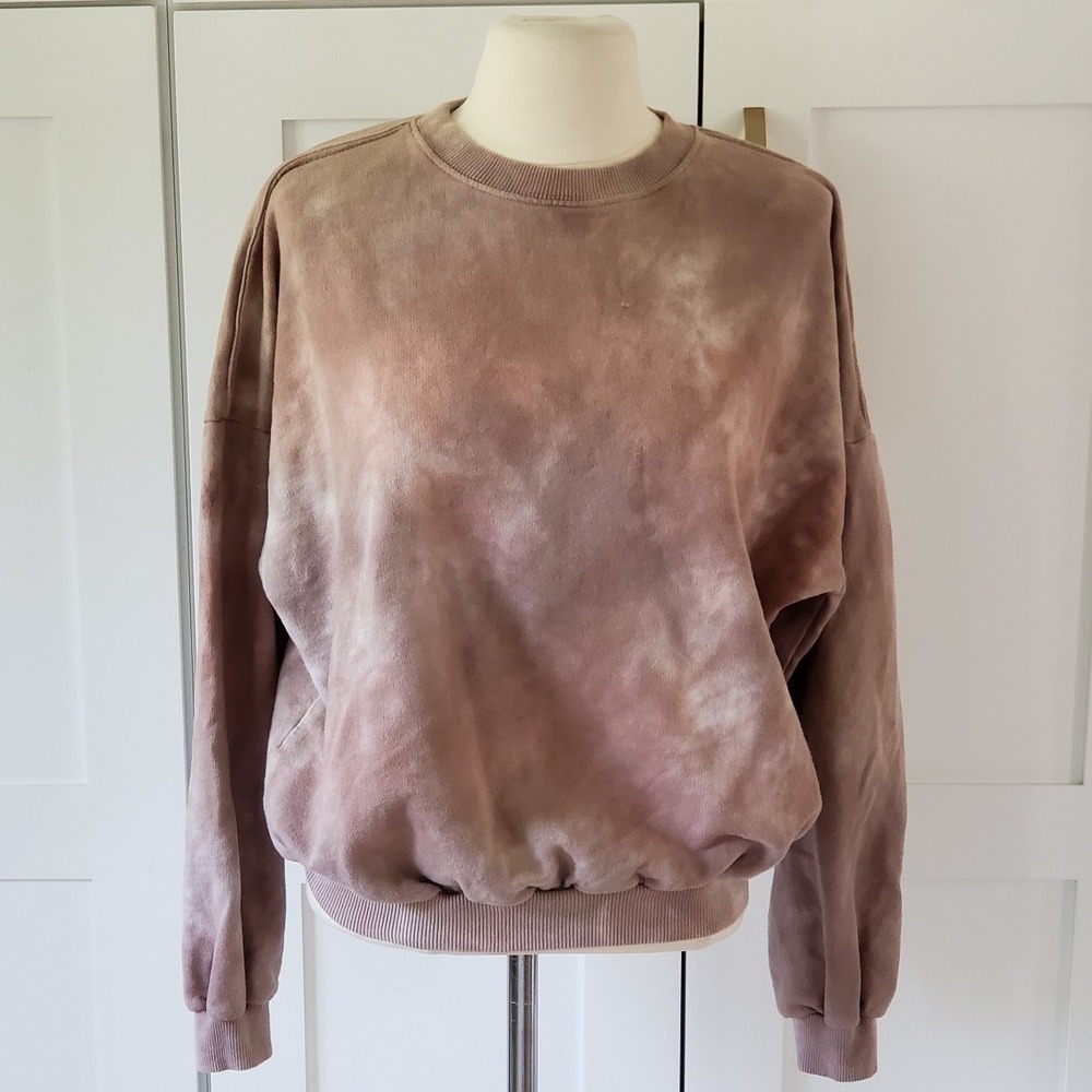 Lovers Friends Sweater XS Trap Bowery Tie Dye Oversized Sweatshirt Made in USA